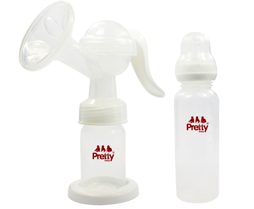 prettybaby手動(dòng)按摩吸奶器