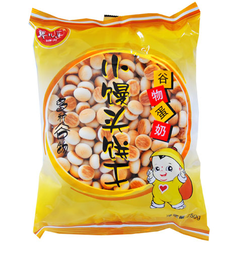 嬰兒樂(lè)谷物蛋奶小饅頭280g