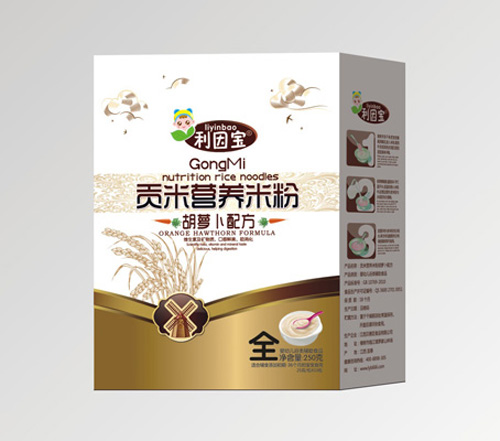 利因?qū)毢}卜貢米營(yíng)養(yǎng)米粉全段盒裝