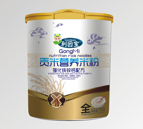 利因?qū)殢?qiáng)化鐵鋅鈣貢米營養(yǎng)米粉全段聽裝