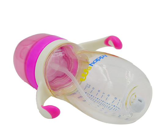 300ml雙色寬口徑PA企鵝小金瓶紅色側(cè)面