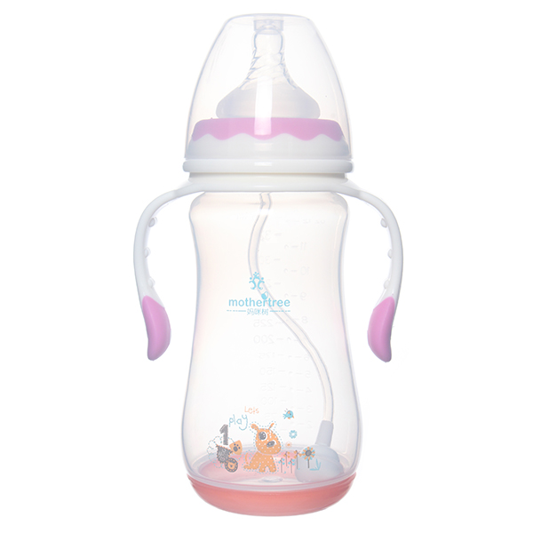 媽咪樹(shù)感溫底品pp奶瓶350ml