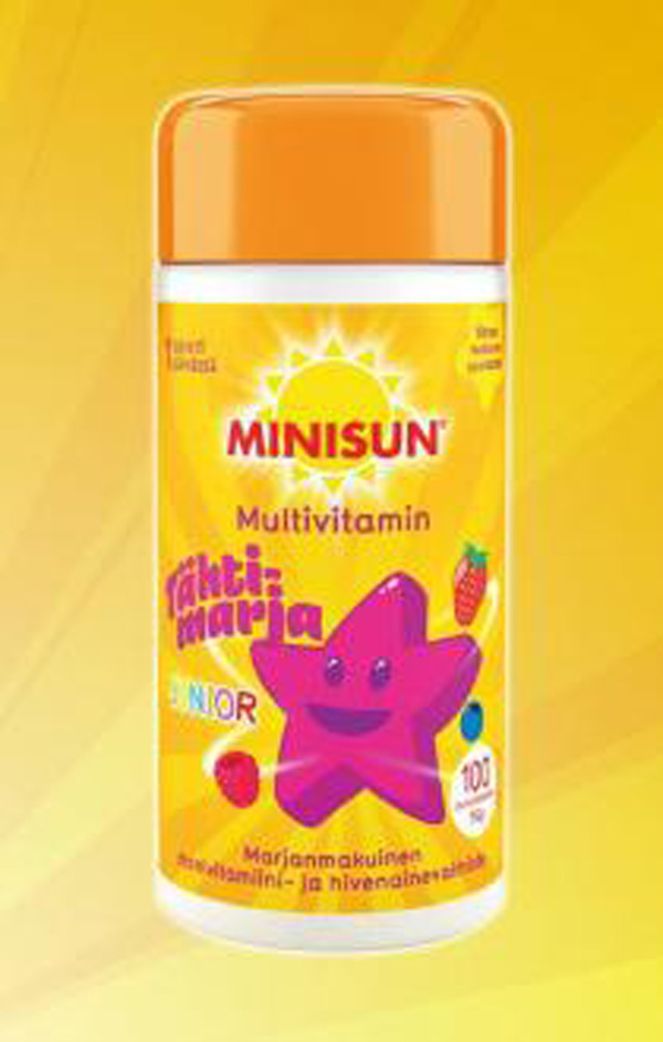 Minisun復合營養(yǎng)維生素(兒童專用型)星形果味咀嚼片