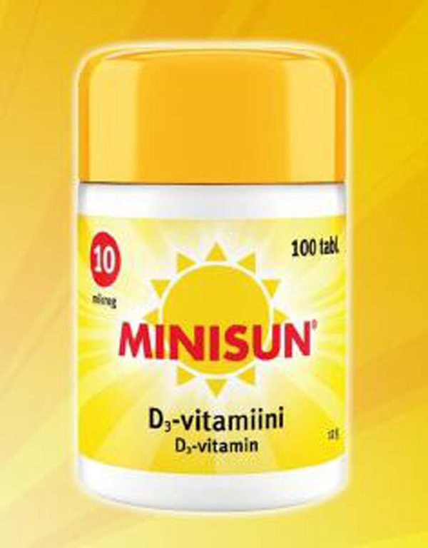 Minisun維生素D3咀嚼片10mg