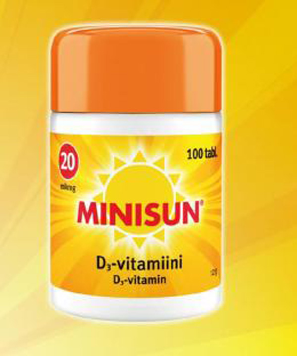 Minisun維生素D3咀嚼片20mg