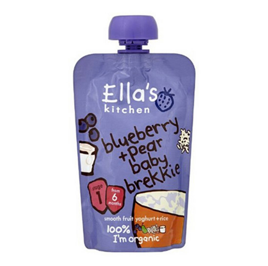Ella s-Kitchen藍(lán)莓梨嬰兒早餐泥