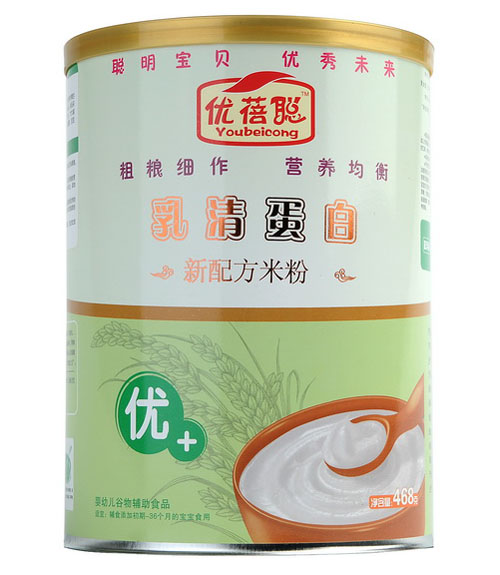 優(yōu)蓓聰乳清蛋白優(yōu)+營養(yǎng)米粉(鐵聽)