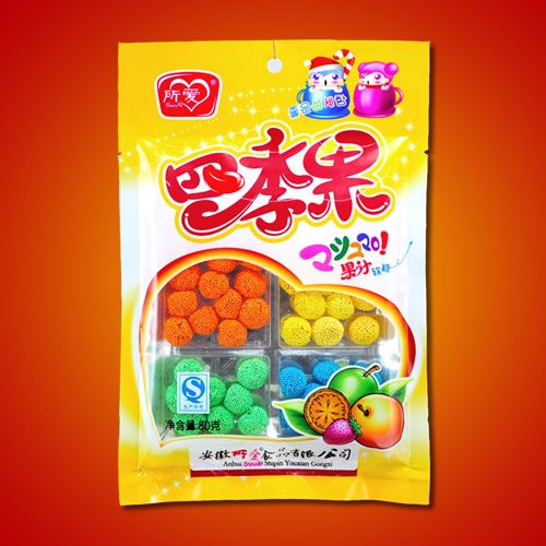 四季果軟糖四色
