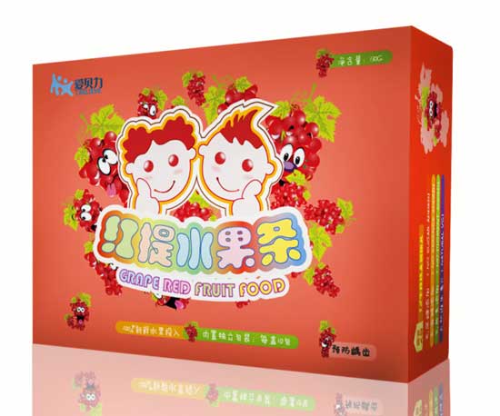 愛貝力紅提水果條