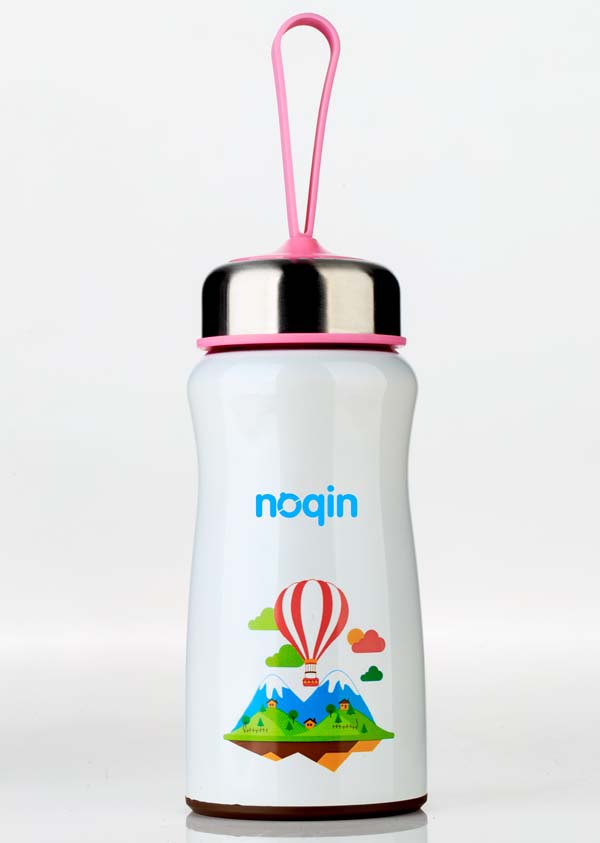 諾親保溫奶瓶無(wú)柄