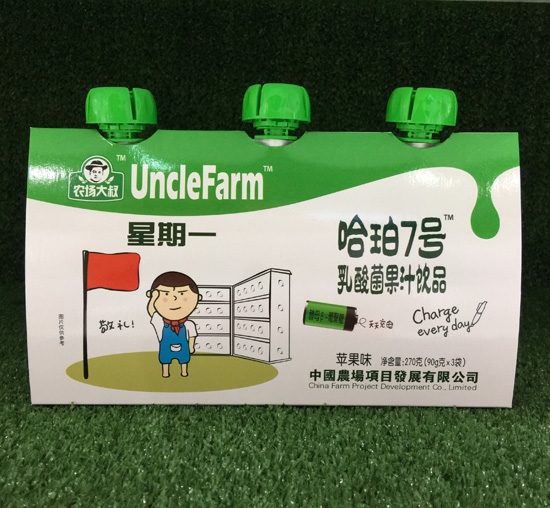農(nóng)場大叔蘋果味乳酸菌果汁飲品
