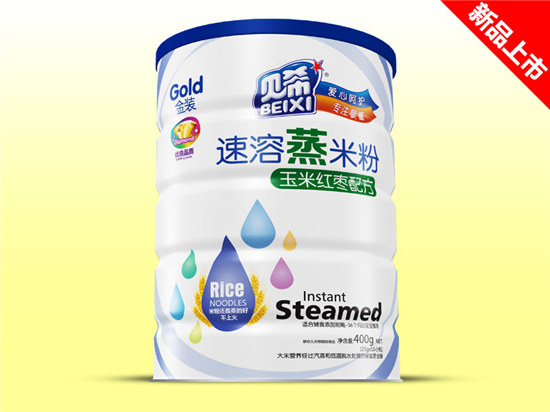 貝希速溶蒸米粉鐵聽-玉米紅棗配方