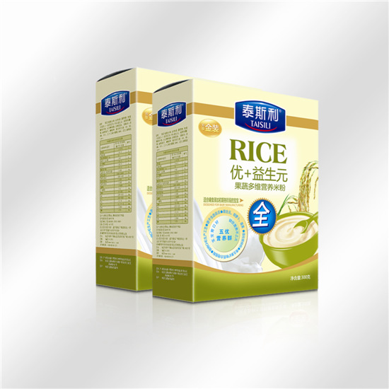 泰斯利優(yōu)+益生元營養(yǎng)米粉盒裝-果蔬多維配方