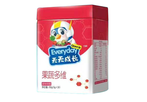 綠健園天天成長益生菌果蔬多維固體飲料