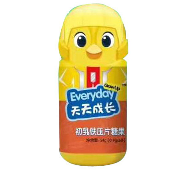 綠健園天天成長初乳鐵壓片糖果