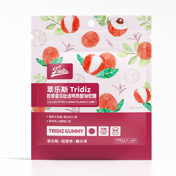 Dipro迪輔樂(lè)萃樂(lè)斯膠原蛋白肽透明質(zhì)酸鈉軟糖(袋裝)