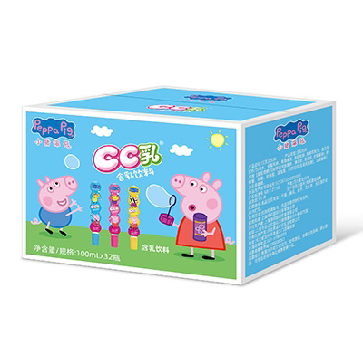 小豬佩奇CC乳含乳飲料100mlx32瓶