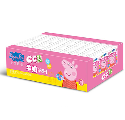 CC乳牛奶草莓味125mlx4包x9排