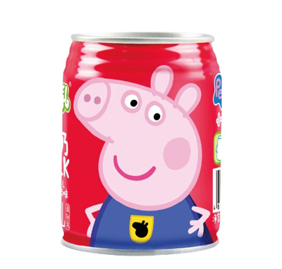 小豬佩奇CC乳牛奶復原乳調(diào)制乳飲料245ml