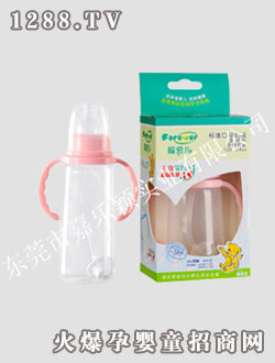 福愛兒標準口120ML帶吸管手柄直身奶瓶