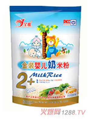全雅袋裝金裝嬰兒奶米粉2段