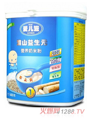 愛兒滋淮山益生元營養(yǎng)奶米粉