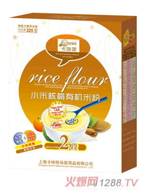 卡咪呢小米核桃有機米粉