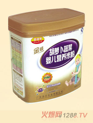 新多樂胡蘿卜蔬菜嬰兒營(yíng)養(yǎng)米粉