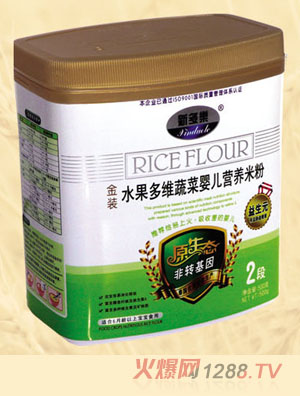 新多樂水果多維蔬菜嬰兒營(yíng)養(yǎng)米粉2段