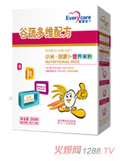 愛嬰佳小米胡蘿卜營養(yǎng)米粉