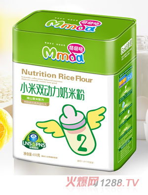 萌萌噠450克方鐵聽(tīng)淮山薏米小米奶米粉