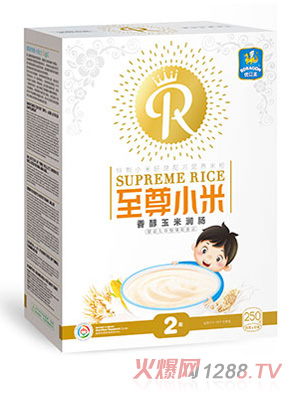 優(yōu)貝龍香醇玉米潤腸至尊小米米粉2段
