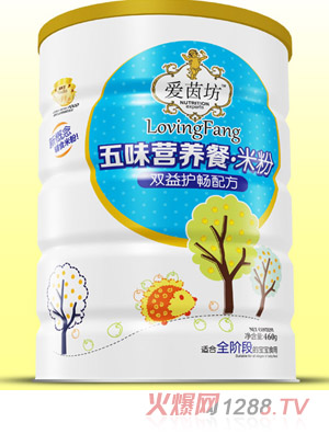 愛茵坊雙益護暢五味營養(yǎng)餐米粉鐵聽
