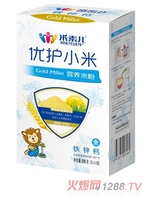 米素兒鐵鋅鈣優(yōu)護(hù)小米營(yíng)養(yǎng)米粉盒裝