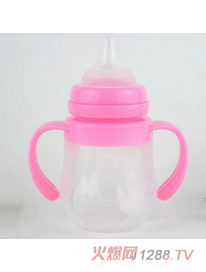聰貝寬口徑硅膠奶瓶150ml