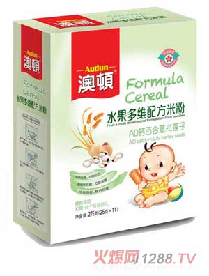 澳頓AD鈣百合薏米蓮子水果米粉（盒）