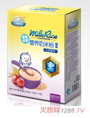 兒葆山楂麥芽草本小米營(yíng)養(yǎng)奶米粉盒裝
