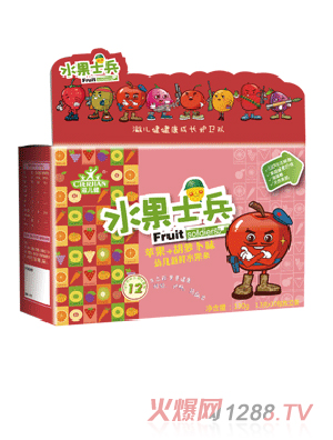 滋兒健嬰幼兒蘋(píng)果+胡蘿卜味鮮果水果條