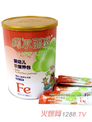 呵爾麗滋嬰幼兒鐵(Fe)營養(yǎng)包