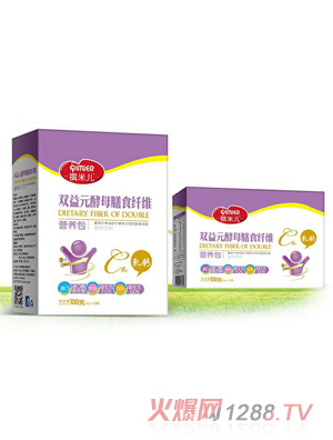 祺米兒乳鈣雙益元酵母膳食纖維營(yíng)養(yǎng)包