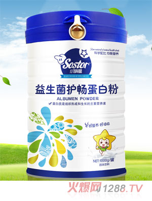 小萌星益生菌護(hù)暢蛋白粉