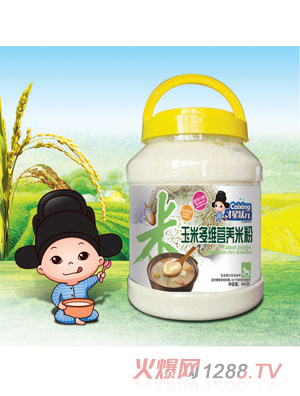 才星狀元營養(yǎng)米粉-玉米多維透明桶裝