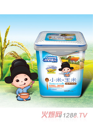 才星狀元營(yíng)養(yǎng)米粉-小米玉米樂扣525克