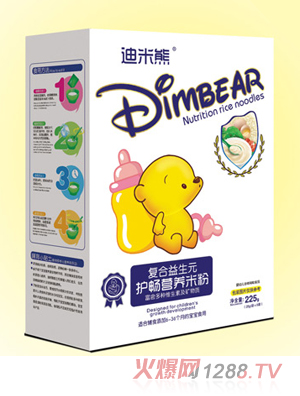迪米熊護(hù)暢營(yíng)養(yǎng)米粉-復(fù)合益生元盒裝