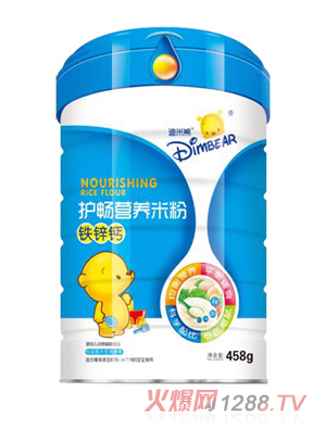 迪米熊護(hù)暢營(yíng)養(yǎng)米粉-鐵鋅鈣罐裝