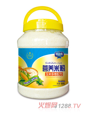 味滋肴營養(yǎng)米粉透明桶裝-玉米多維