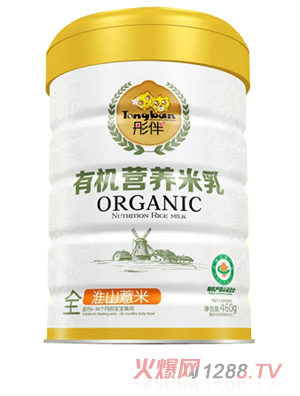 彤伴有機(jī)營(yíng)養(yǎng)米米乳-淮山薏米 聽(tīng)裝