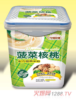 今福貝健配方營(yíng)養(yǎng)米粉-菠菜核桃