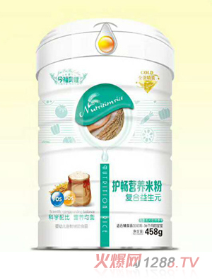 今福貝健護(hù)暢營養(yǎng)米粉-復(fù)合益生元罐裝