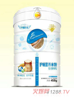 今福貝健護(hù)暢營養(yǎng)米粉-鐵鋅鈣罐裝